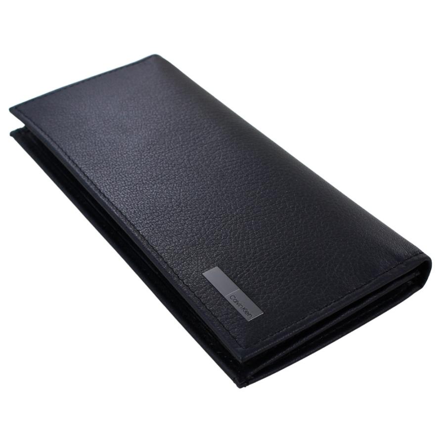 ck Calvin Klein カルバンクライン メンズ 長財布 二つ折り長財布 革