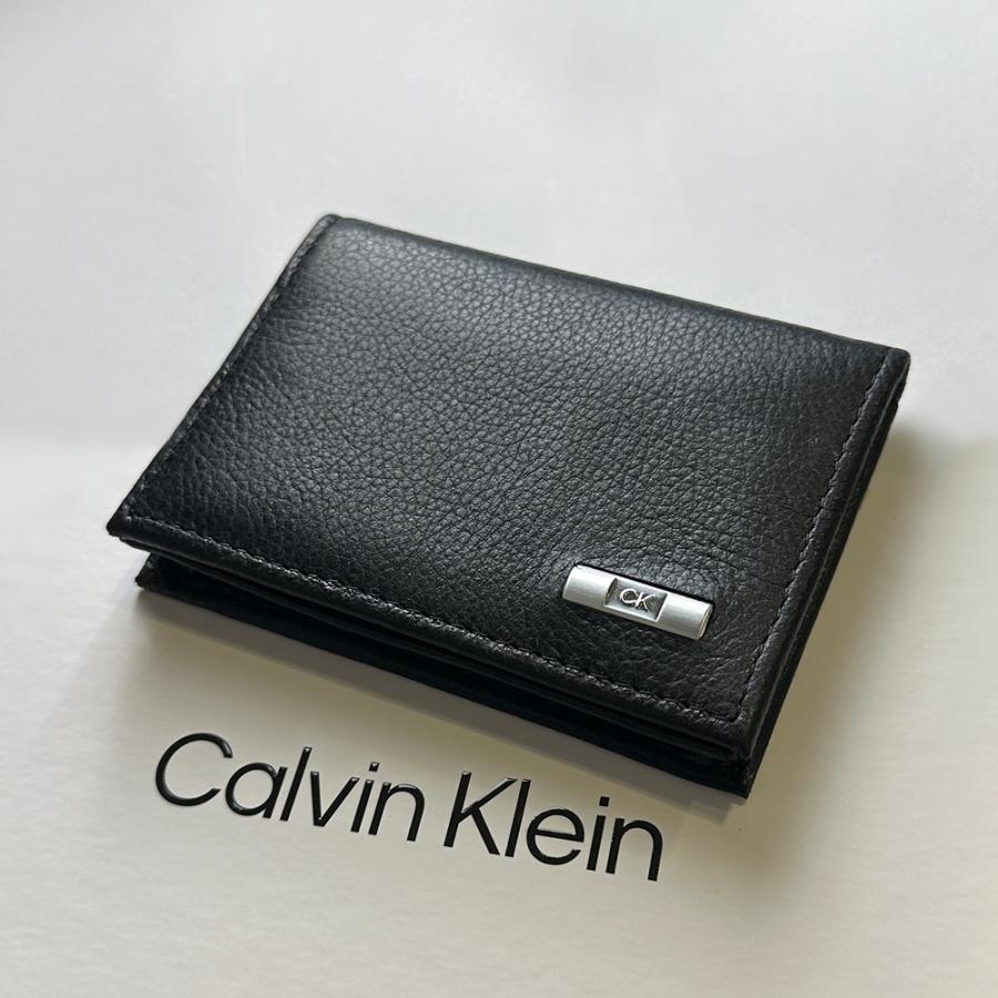 ck Calvin Klein カルバンクライン カードケース メンズ 名刺入れ 革