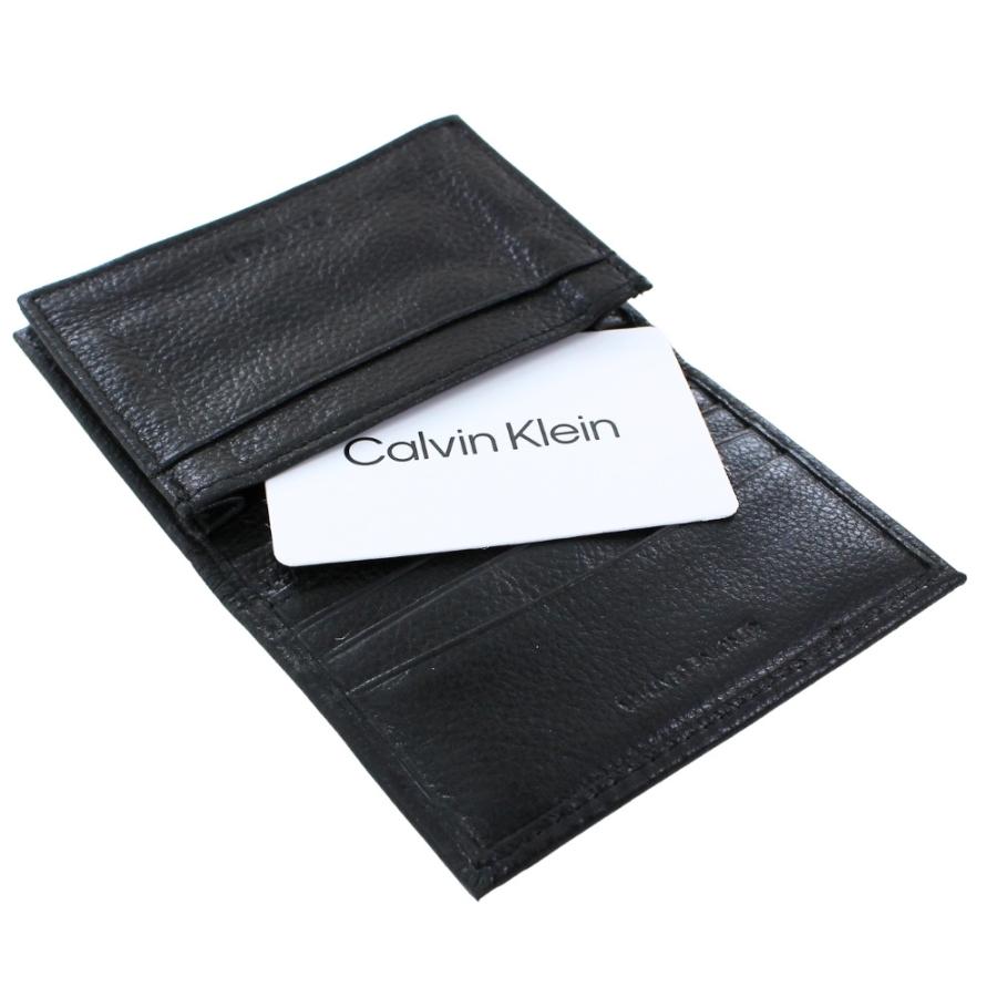 ck Calvin Klein カルバンクライン カードケース メンズ 名刺入れ 革