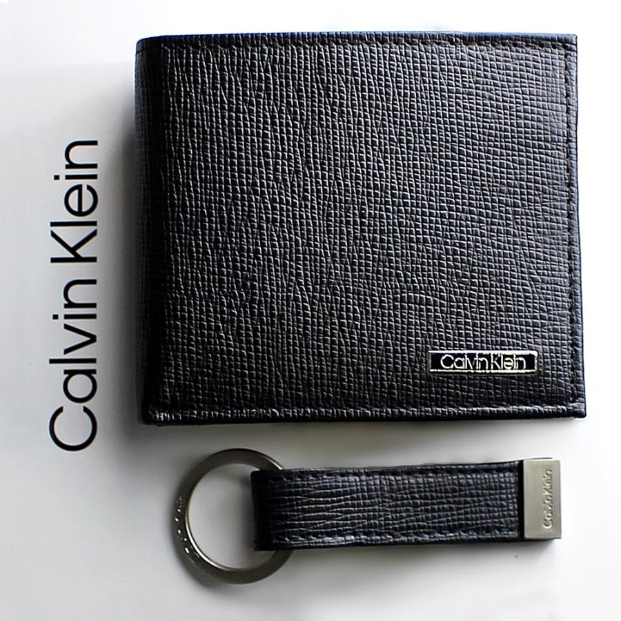 ck Calvin Klein カルバンクライン メンズ 財布 二つ折り