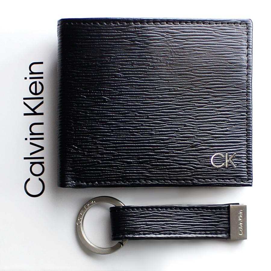 ck Calvin Klein カルバンクライン メンズ 財布 二つ折り