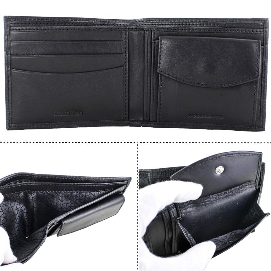 ck Calvin Klein カルバンクライン メンズ 財布 二つ折り