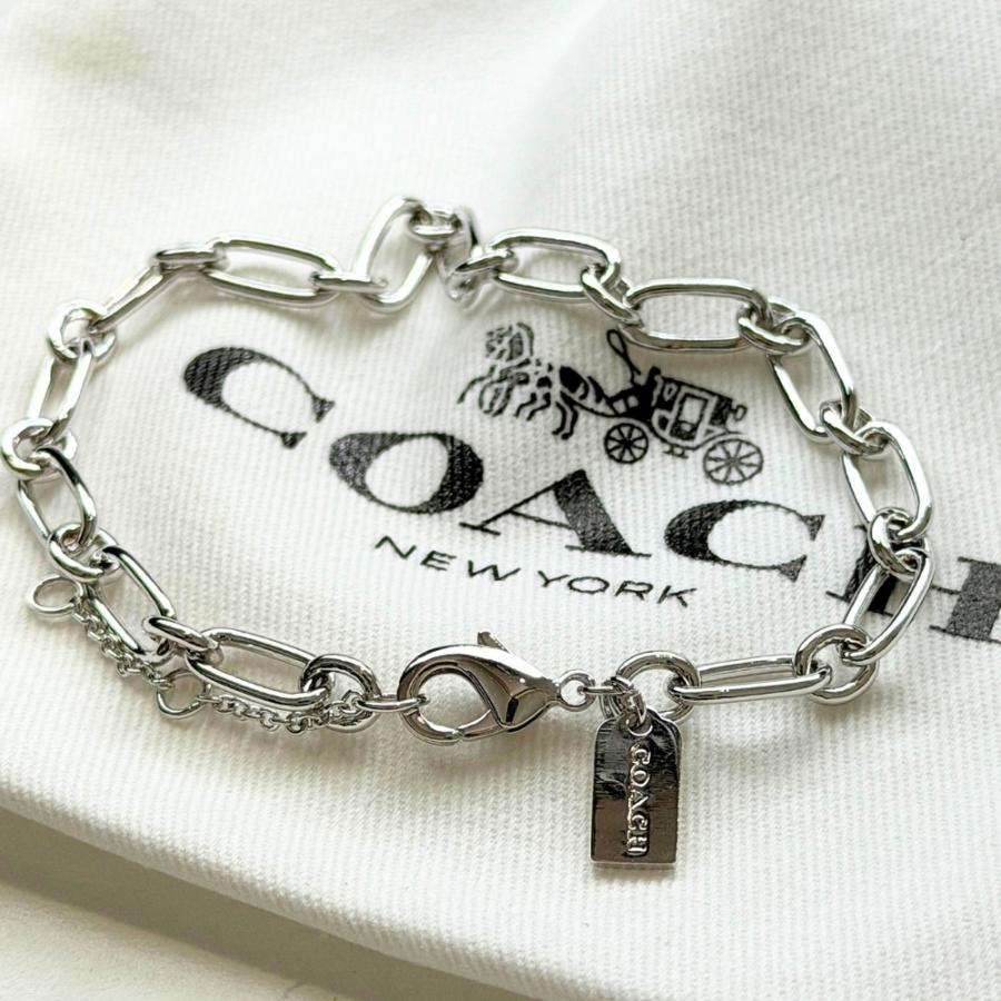 COACH（コーチ） ブレスレット レディース チェーン シルバー ブランド