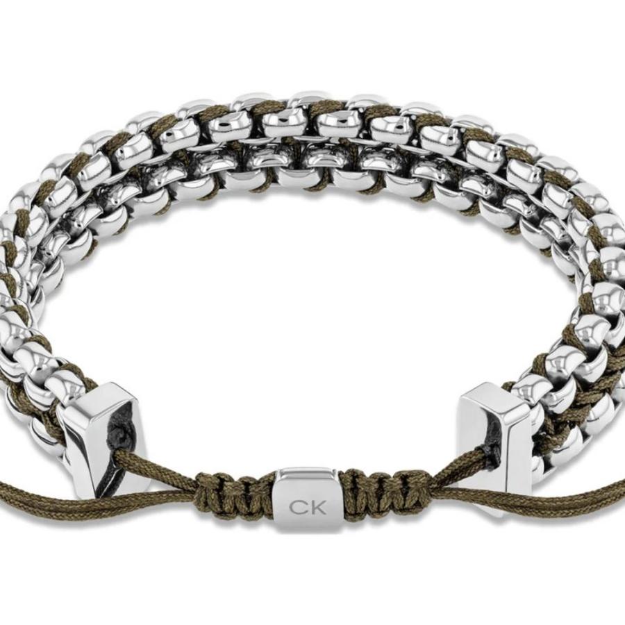 ck Calvin Klein カルバンクライン コードブレスレット メンズ 正規品
