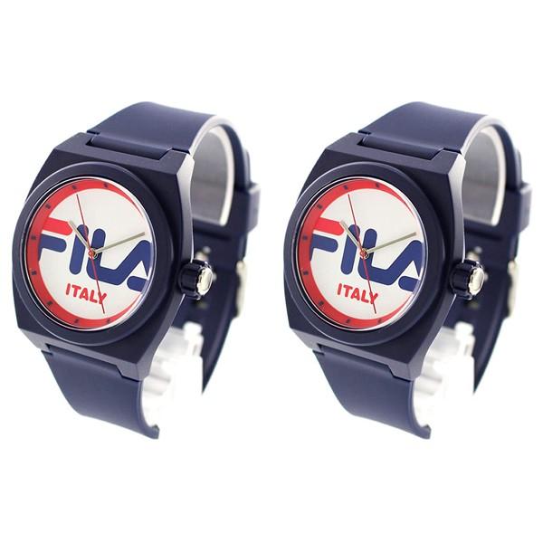 フィラ ペアウォッチ 同じサイズセット 男女兼用 FILASTYLE ネイビー シリコン 38-180-00138-180-001 腕時計 手表 プレゼント 誕生日プレゼント ポイント消化