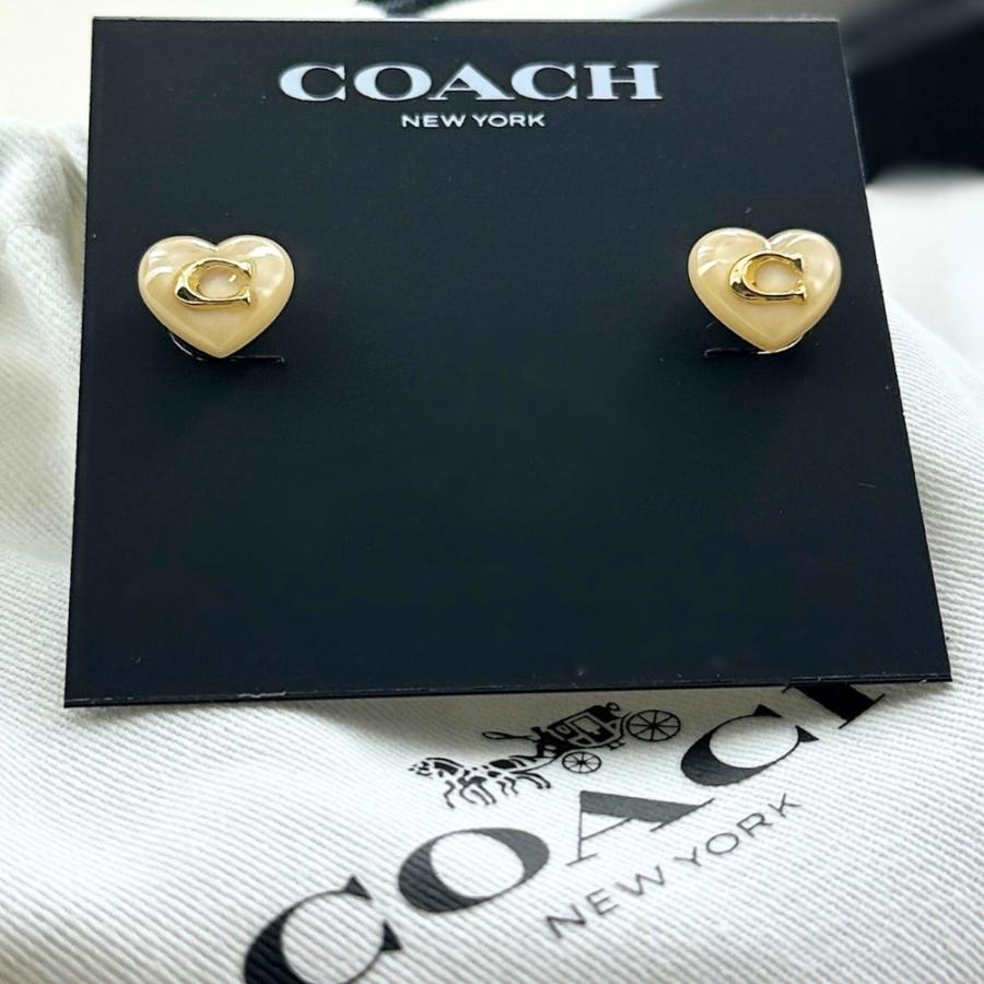 COACH（コーチ） ラッピング済 ギフトセット レディース ハート ピアス