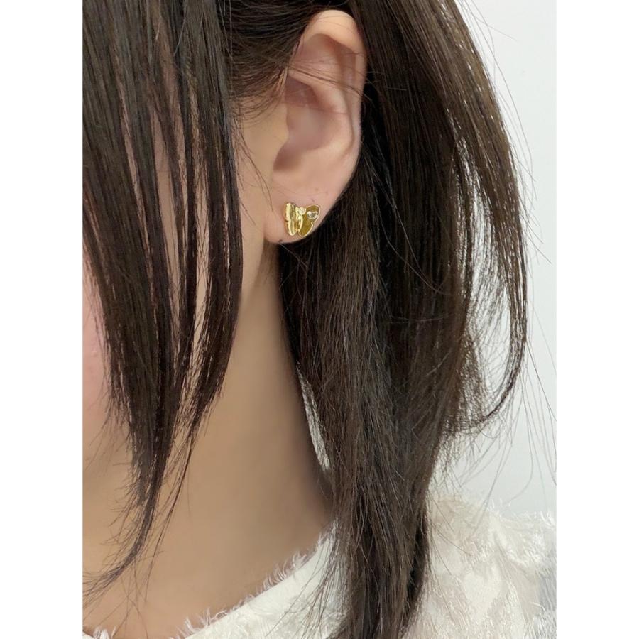 COACH（コーチ） ピアス レディース バタフライ 蝶 Cロゴ スタッド