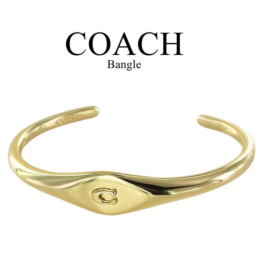 COACH（コーチ） バングル レディース ゴールド Cロゴ メタル