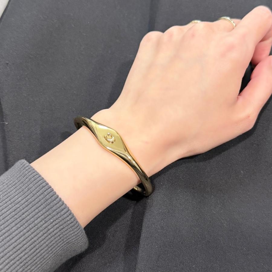 COACH（コーチ） バングル レディース ゴールド Cロゴ メタル