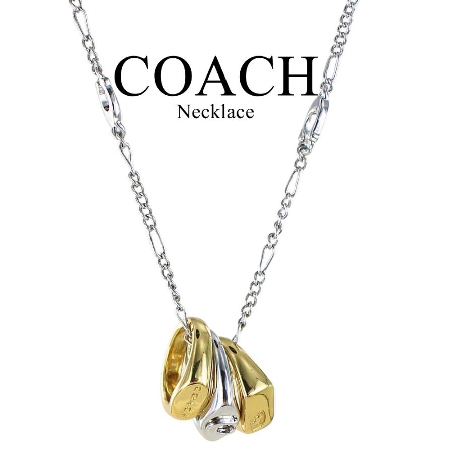 COACH（コーチ） ネックレス ペンダント レディース トリプルリング