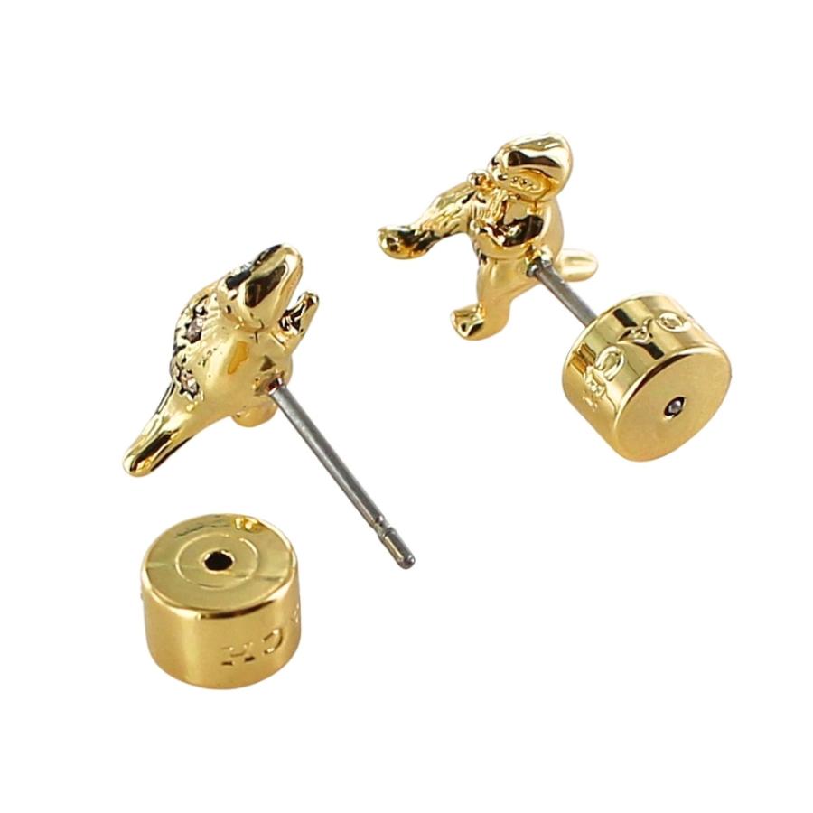 COACH（コーチ） ピアス レディース ゴールド レキシー 恐竜 モチーフ