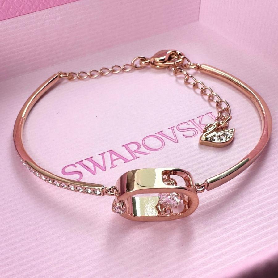 新品未使用❣❣️Swarovski ブレスレット スワロフスキー ピンクゴールド 箱 SWAROVSKI（スワロフスキー） ラッピング済 ギフトセット ショッパー