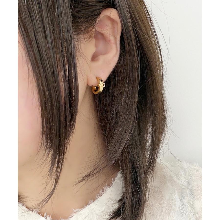COACH（コーチ） ピアス レディース フープピアス ゴールド Cロゴ