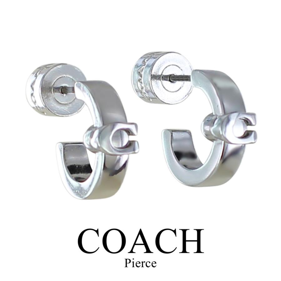 COACH（コーチ） ピアス レディース シルバー フープピアス ブランド