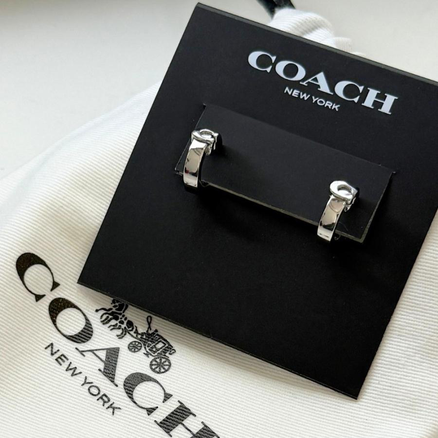 COACH（コーチ） ピアス レディース シルバー フープピアス ブランド