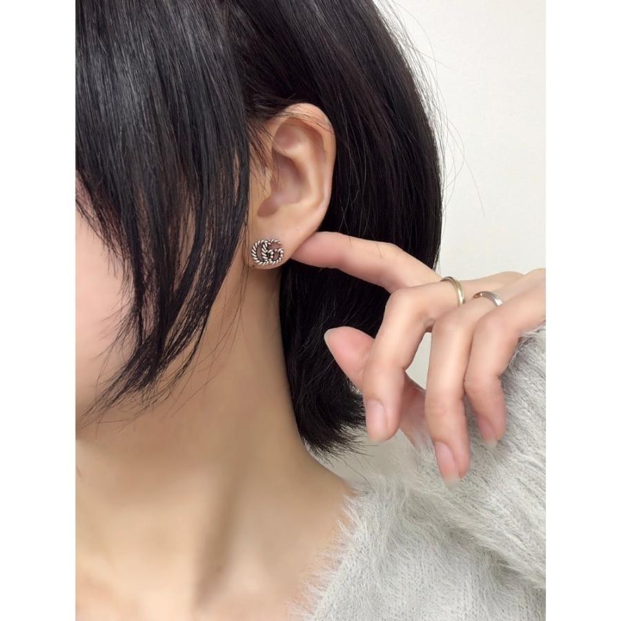 GUCCI（グッチ） ピアス 片耳 インターロッキングG シルバー925