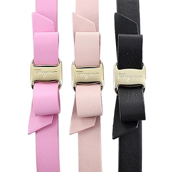 FERRAGAMO レザー ブレスレット レディース リボン サルバトーレ FERRAGAMO レザー ブレスレット レディース リボン サルバトーレ
