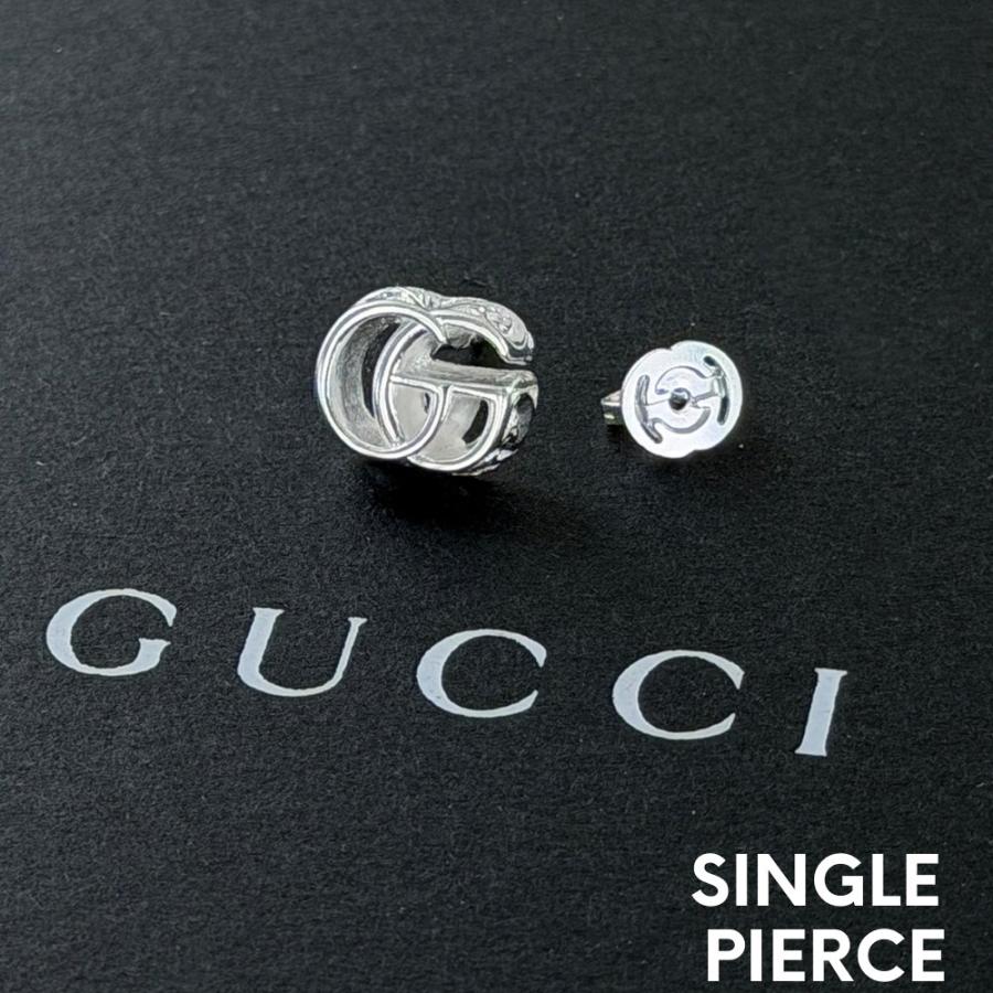 GUCCI（グッチ） ピアス 片耳 ダブルG GGロゴ シルバー925 レディース