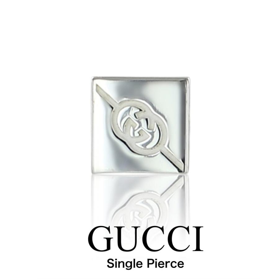 GUCCI（グッチ） ピアス 片耳 インターロッキングG シルバー925