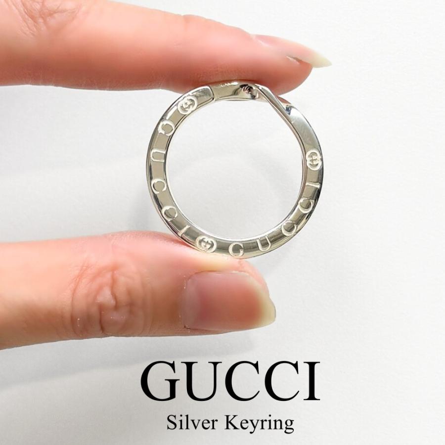 GUCCI（グッチ） キーリング インターロッキングG バッグチャーム