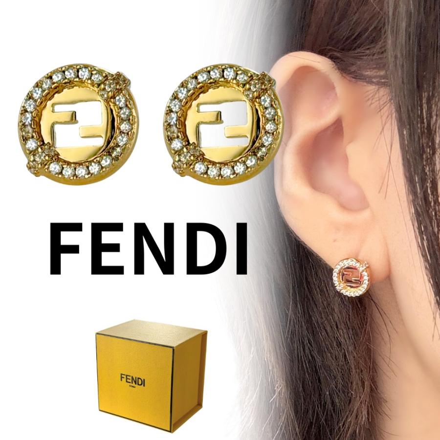 FENDI（フェンディ） ピアス 両耳ピアス レディース FFロゴ ゴールド