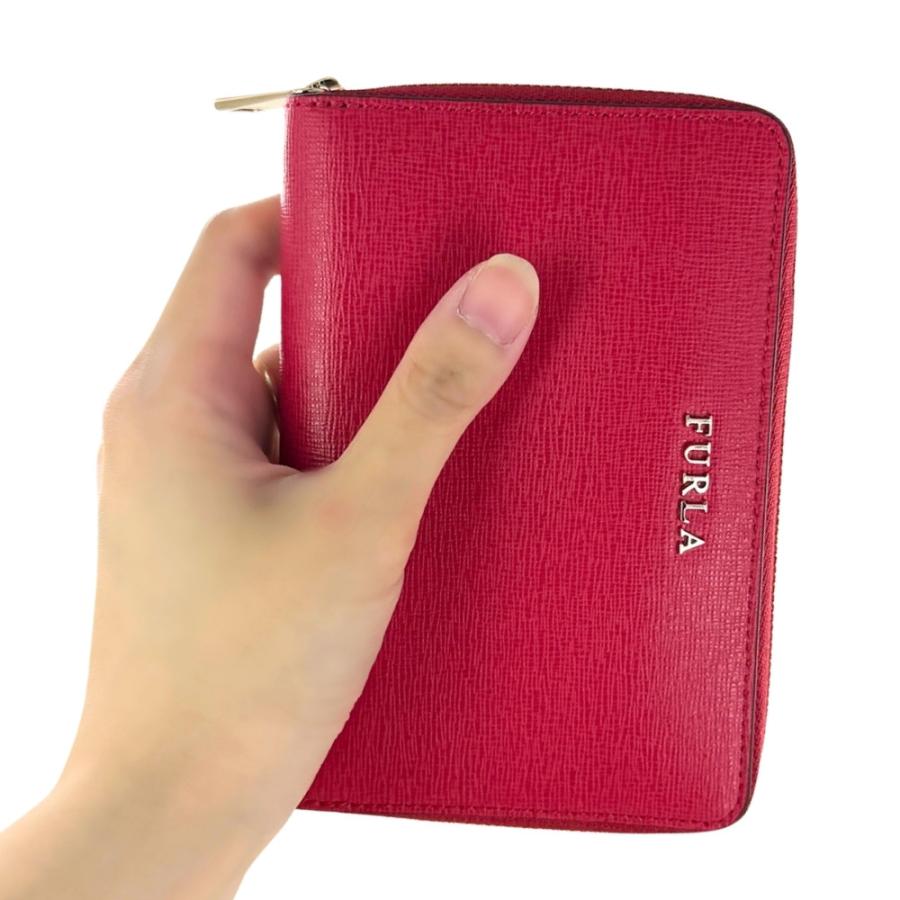 フルラ 二つ折り財布 レディース ギフト ラウンドファスナー 本革 レザー ルビー レッド バビロン PT16 B30 成人 卒業 入学 | FURLA | 06