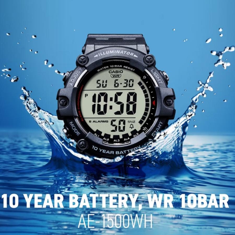 CASIO ラッピング済 ギフトセット カシオ デジタル 腕時計 手表 水に  