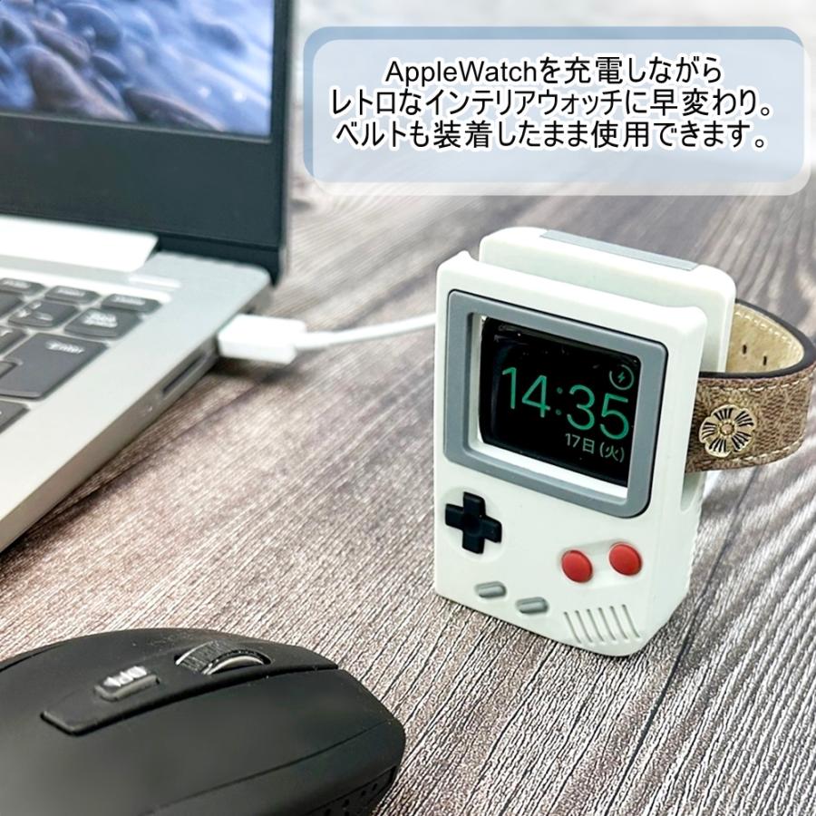 アップルウォッチ 充電スタンド 昭和 レトロ ゲーム機型 アップル