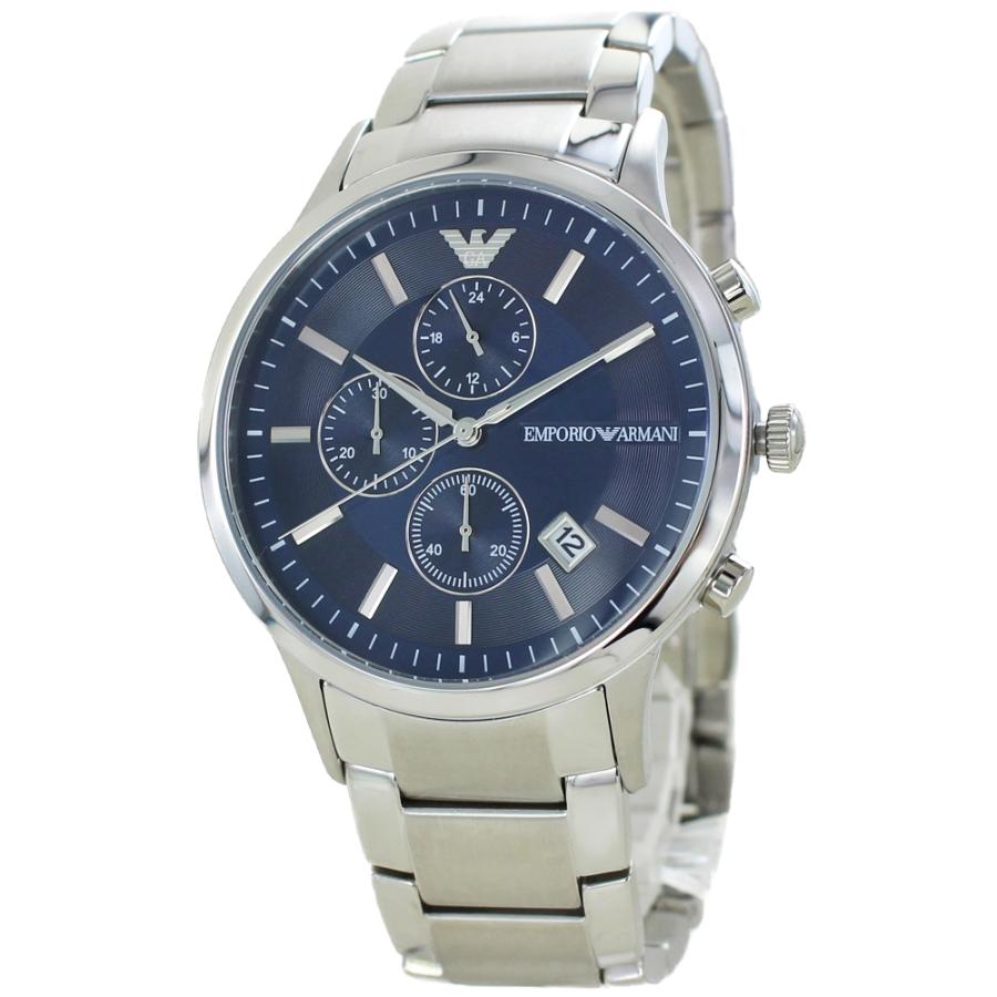 直営店限定 エンポリオアルマーニ メンズ Renato レナート クロノグラフ ブルー文字盤 青文字盤 シルバー Ar あすつく 腕時計 Ar 腕時計ノップル 通販 Yahoo ショッピング 売り切れ必至 Www Yalaphone Com
