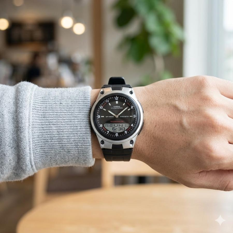 CASIO（カシオ） メンズ 腕時計 10年電池 アナデジ 海外モデル