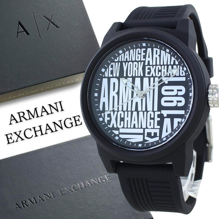 [美品]A|X アルマーニ エクスチェンジ 腕時計 正規輸入品 ブラック ARMANI EXCHANGE アルマーニエクスチェンジ 腕時計 手表 メンズ