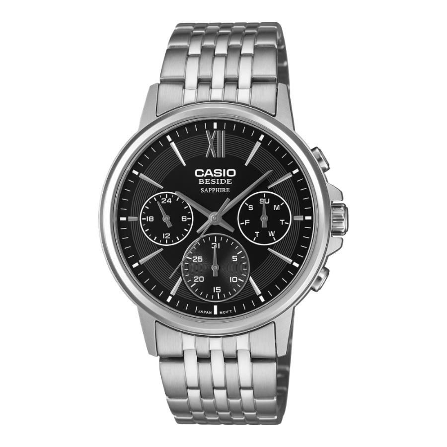 CASIO（カシオ） BESIDE メンズ 腕時計 サファイアガラス メタルベルト