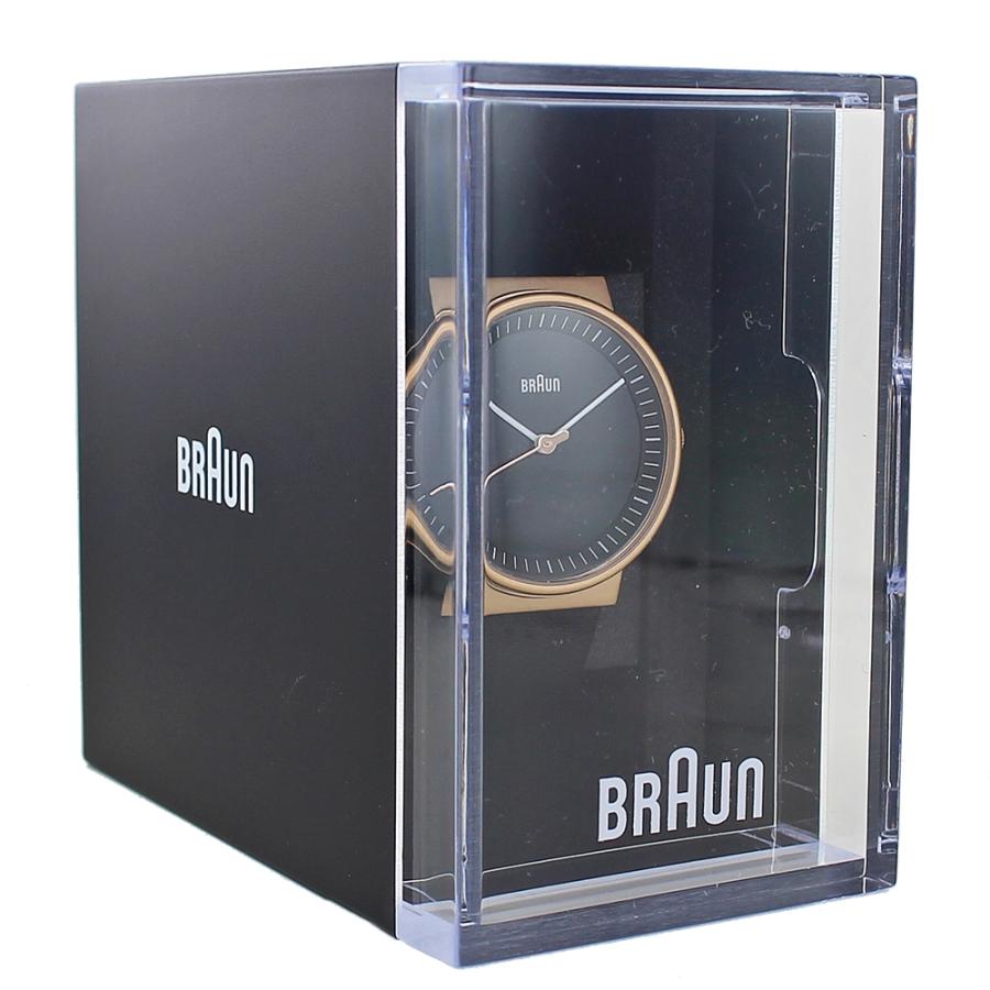 BRAUN（ブラウン） 腕時計 手表 レディース シンプル アナログ 黒 文字