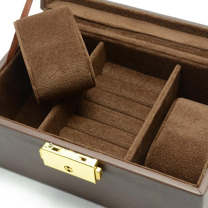 時計収納ボックス 腕時計BOX ペアウォッチ コレクションBOX 保管 アクセサリーケース リング 収納 ブラウン ギフトc 爆買 成人 卒業 入学 |  | 04