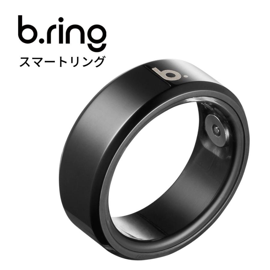 b.ring ブリング スマートリング ステンレス ブラック 健康管理 睡眠計