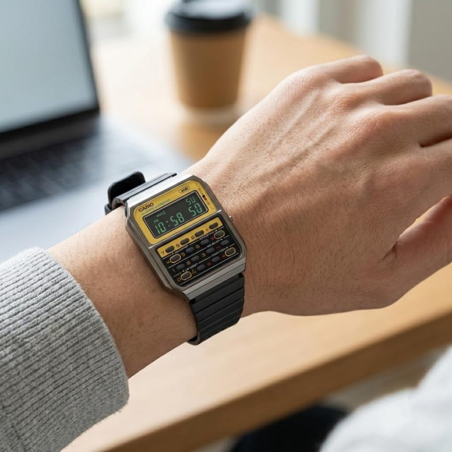CASIO（カシオ） ラッピング済 ギフトセット 腕時計 デジタル 計算機