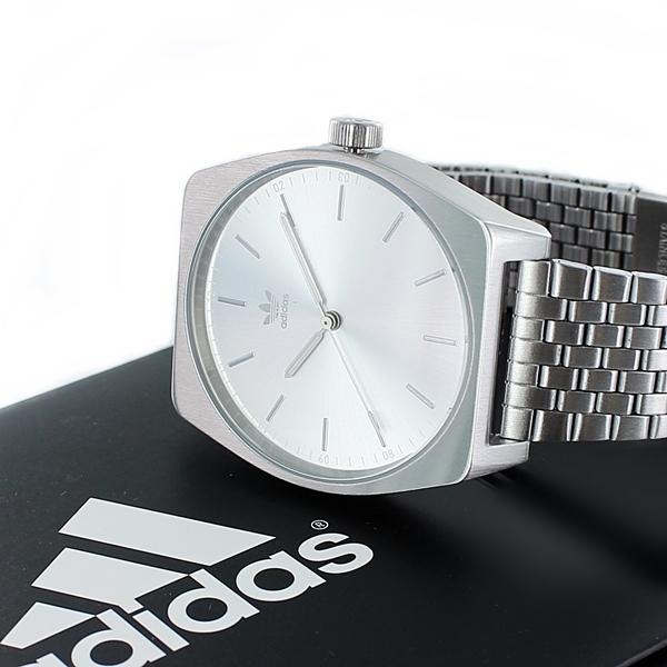 アディダス メンズ レディース 男女兼用 プロセス シンプル シルバー ブレスレットウォッチ CJ6339 腕時計 プレゼント 卒業 入学 お祝い