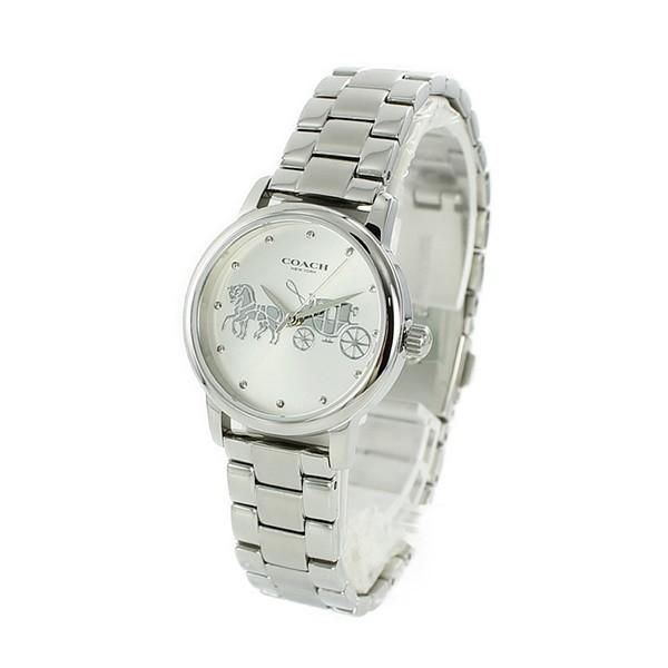 コーチ レディース GRAND グランド シルバー ブレスレットウォッチ 14502975 腕時計 プレゼント 卒業 入学 お祝い