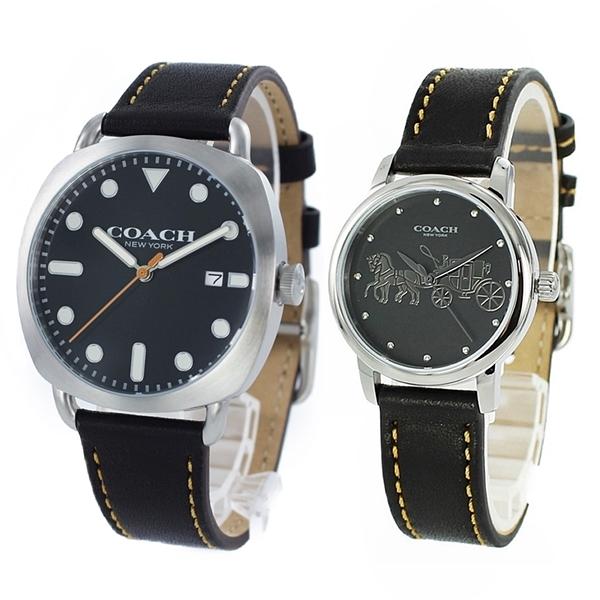 絶対一番安い ペアギフト レザー ダークカラー シンプル ペア時計 ペアウォッチ コーチ 時計 アクセ収納box付き 22 プレゼント クリスマス 記念日 腕時計 ペアウォッチ Corps Solutions Com