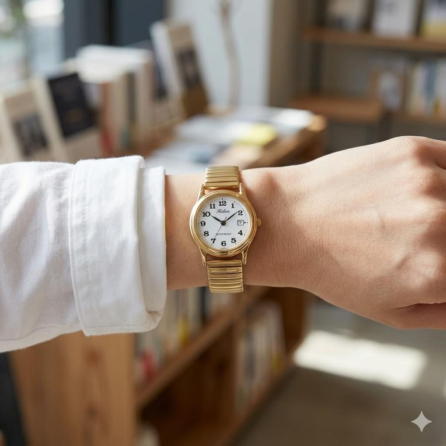 CITIZEN（シチズン） 正規品 Q&Q 腕時計 レディース 蛇腹ベルト