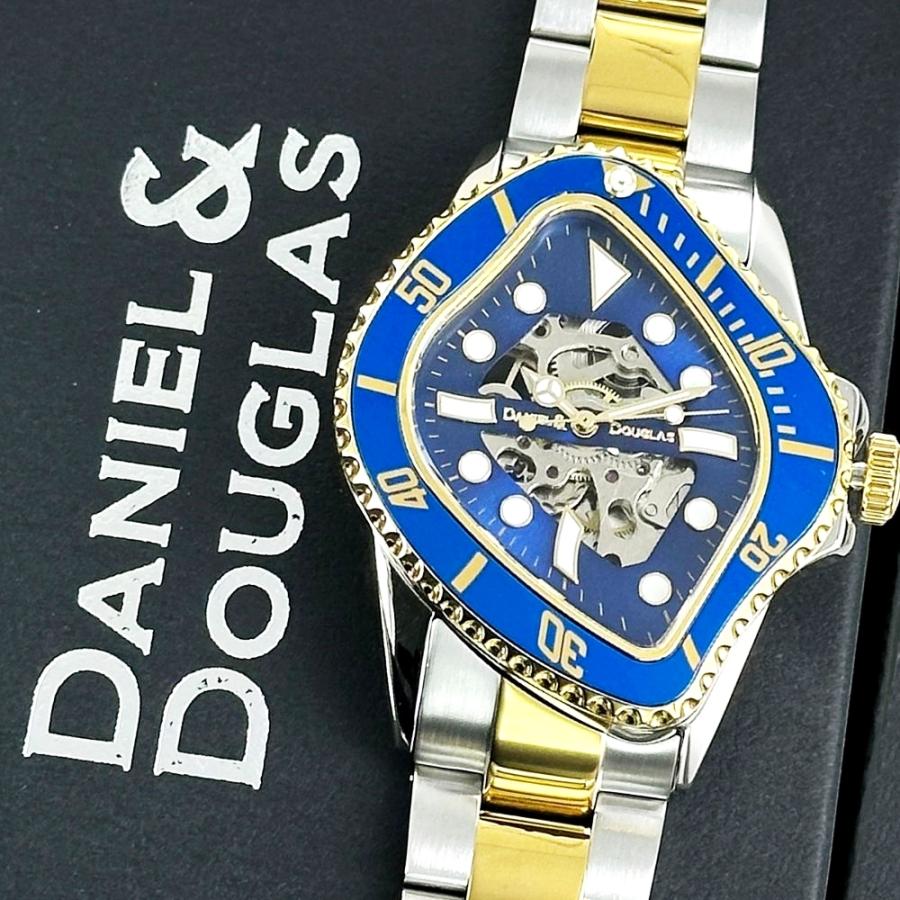 ダニエルアンドダグラス メンズ 腕時計 ダニエルアンドダグラス 腕時計 メンズ 自動巻き 機械式 革