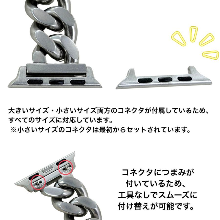 DIESEL（ディーゼル） アップルウォッチ バンド ベルト 交換コネクタ付