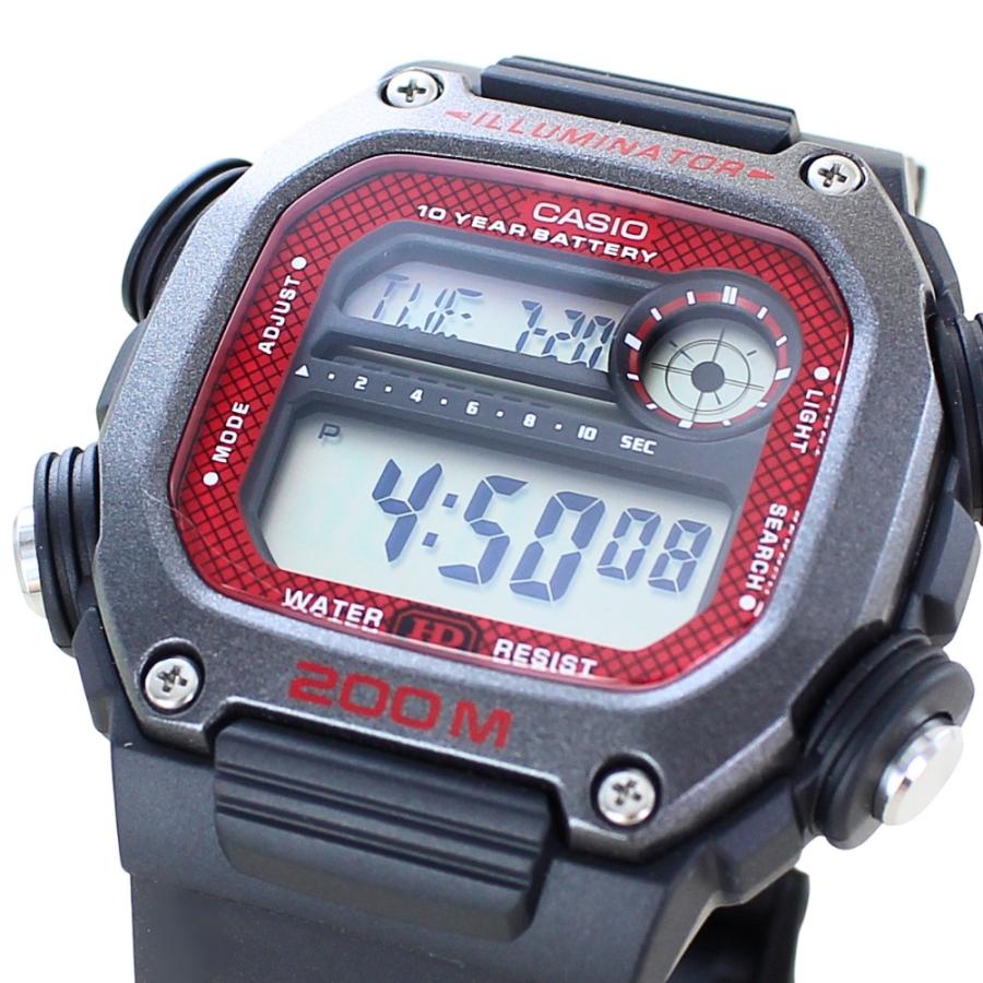 CASIO（カシオ） 腕時計 メンズ デジタル 20気圧防水 ブラック チープ