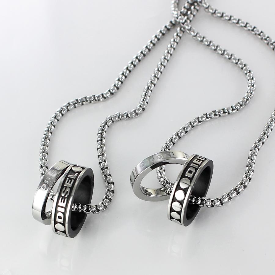 DIESEL（ディーゼル） ペアネックレス チェーンネックレス お揃い 