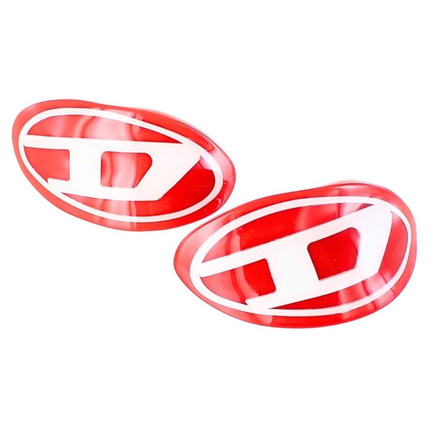 DIESEL ディーゼル 両耳ピアス ピアス 大きい レディース レッド DIESEL ディーゼル 両耳ピアス ピアス 大きい レディース レッド