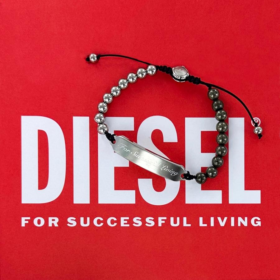 DIESEL ディーゼル ブレスレット メンズ ブランド スライダー式 DIESEL ディーゼル ブレスレット メンズ ブランド スライダー式