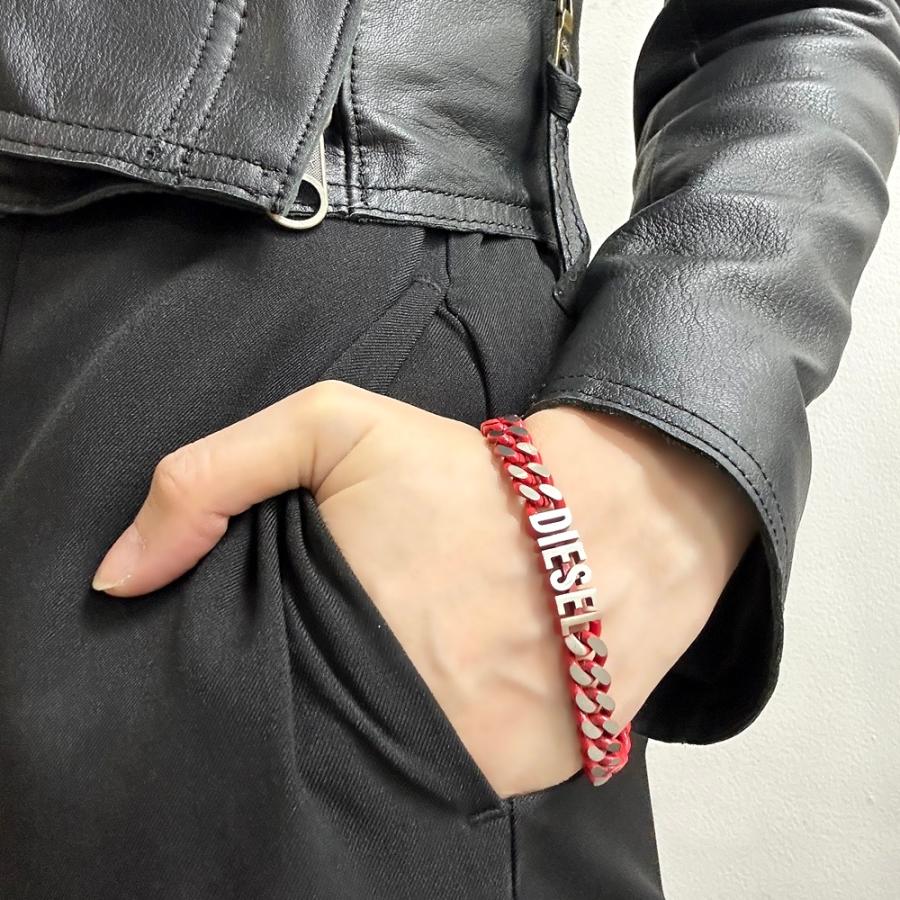 DIESEL（ディーゼル） チェーンブレスレット メンズ レディース ペア