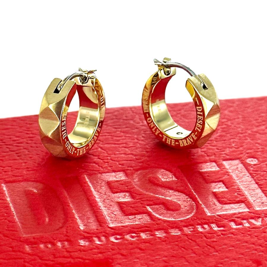 即購入可！DIESEL フープピアス　ゴールド DX1417 ピアス｜ゴールド｜ウィメンズ｜DIESEL