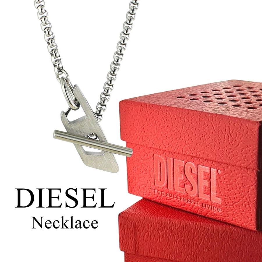 DIESEL（ディーゼル） チェーンネックレス メンズ レディース トグル