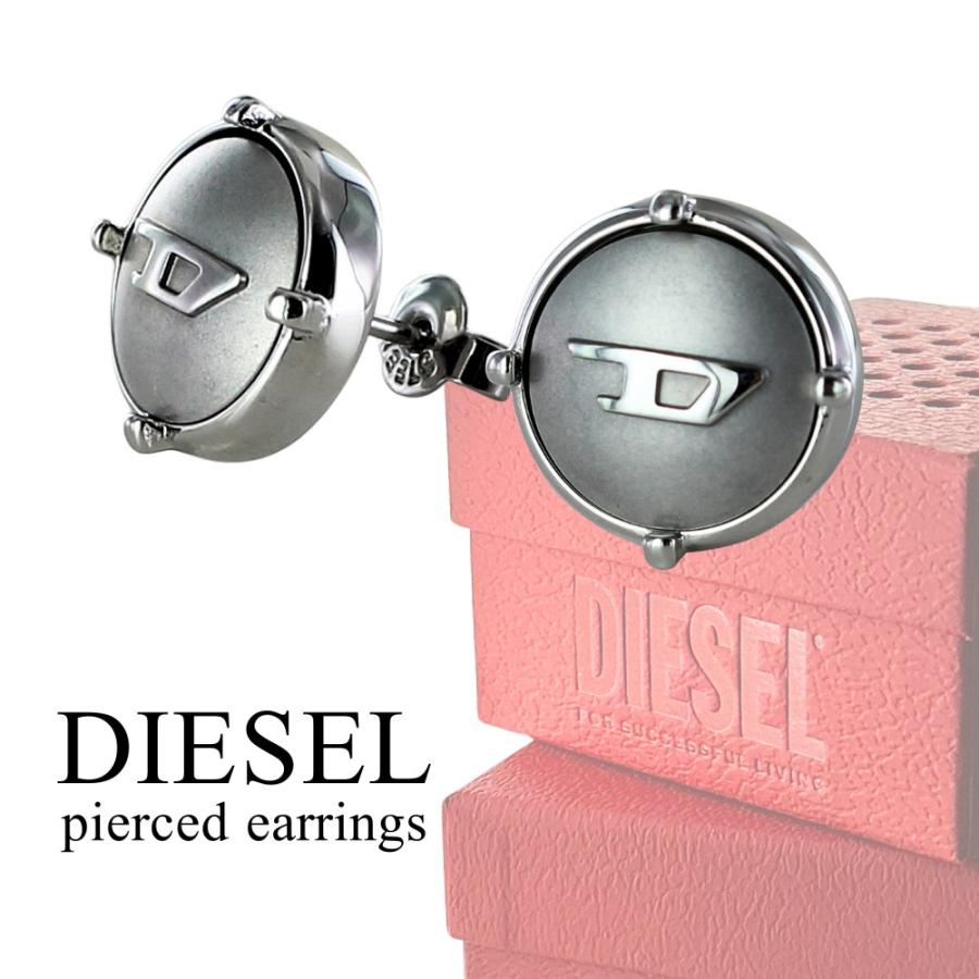 DIESEL ディーゼル ペアピアス ブランド 片耳ピアス 2個セット DIESEL ディーゼル ペアピアス ブランド 片耳ピアス 2個セット